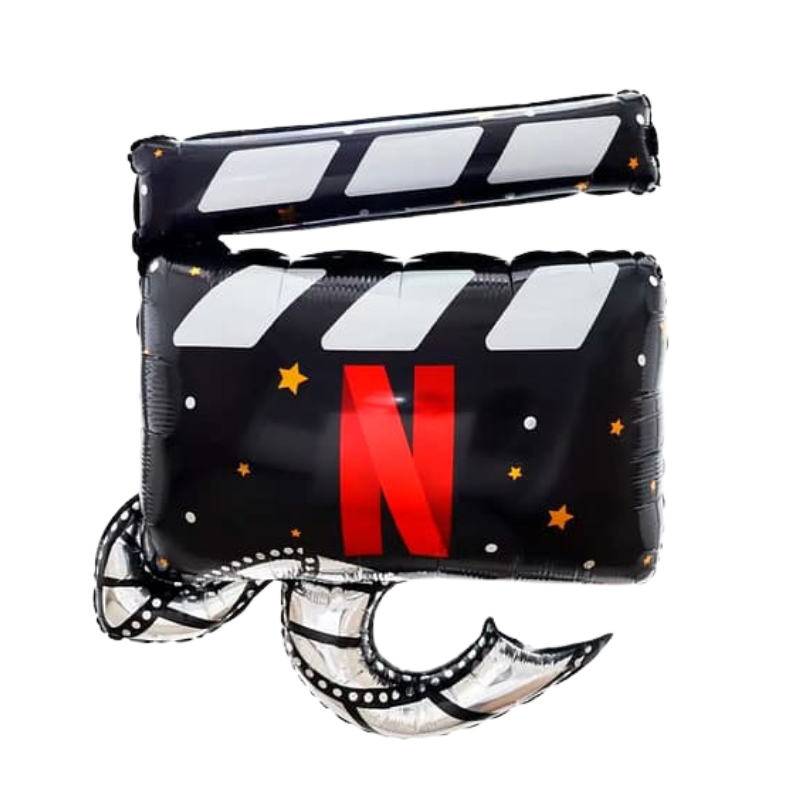 بادکنک فویلی Netflix فیلمبرداری – دکور جذاب برای جشنهای سینمایی و فیلمی بادکنک فویلی Netflix فیلمبرداری – دکور جذاب برای جشنهای سینمایی و فیلمی