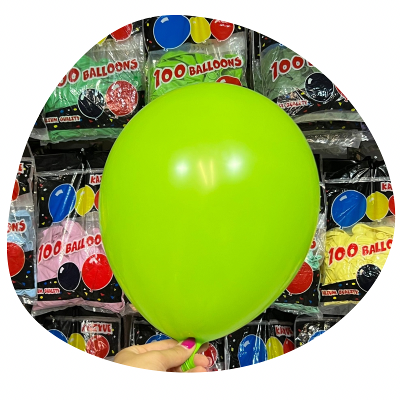 بادکنک لاتکس کایو سبز کمرنگ ۱۲ اینچ؛ رنگی لطیف و تازه برای جشنهای به یادماندنی بادکنک لاتکس کایو سبز کمرنگ ۱۲ اینچ؛ رنگی لطیف و تازه برای جشنهای به یادماندنی